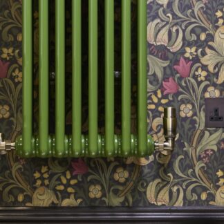 Wall hung steel column radiator made to measure in bespoke finishes by Castrads